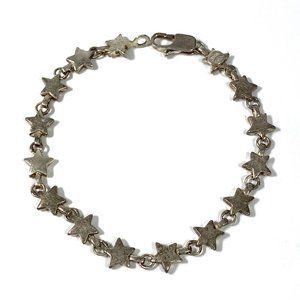 SOLD Tiffany Sterling Chain Of Stars Star Bracelet